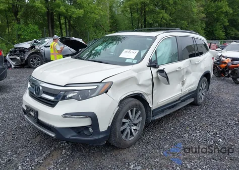 2019 Honda Pilot Ex-L z USA, uszkodzony, nr VIN 5FNYF6H58KB035670